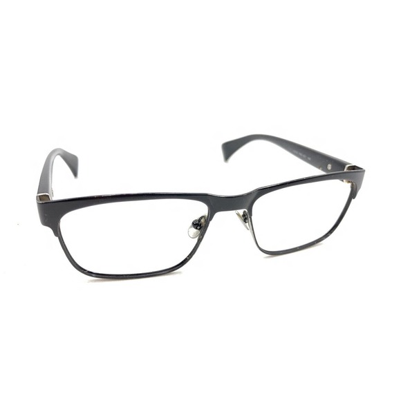 Prada VPR 61P FAD-1O1 Black Silver Eyeglasses Frames 53-16 140 Italy Designer - Picture 1 of 12